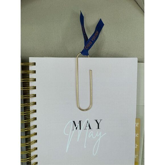 Louis Vuitton Ribbon Gold Bookmark - Picture 5 of 5